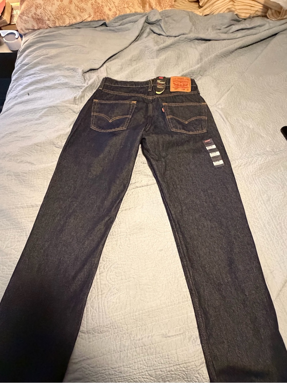 Levi's Men's Straight Jeans in Dark Indigo